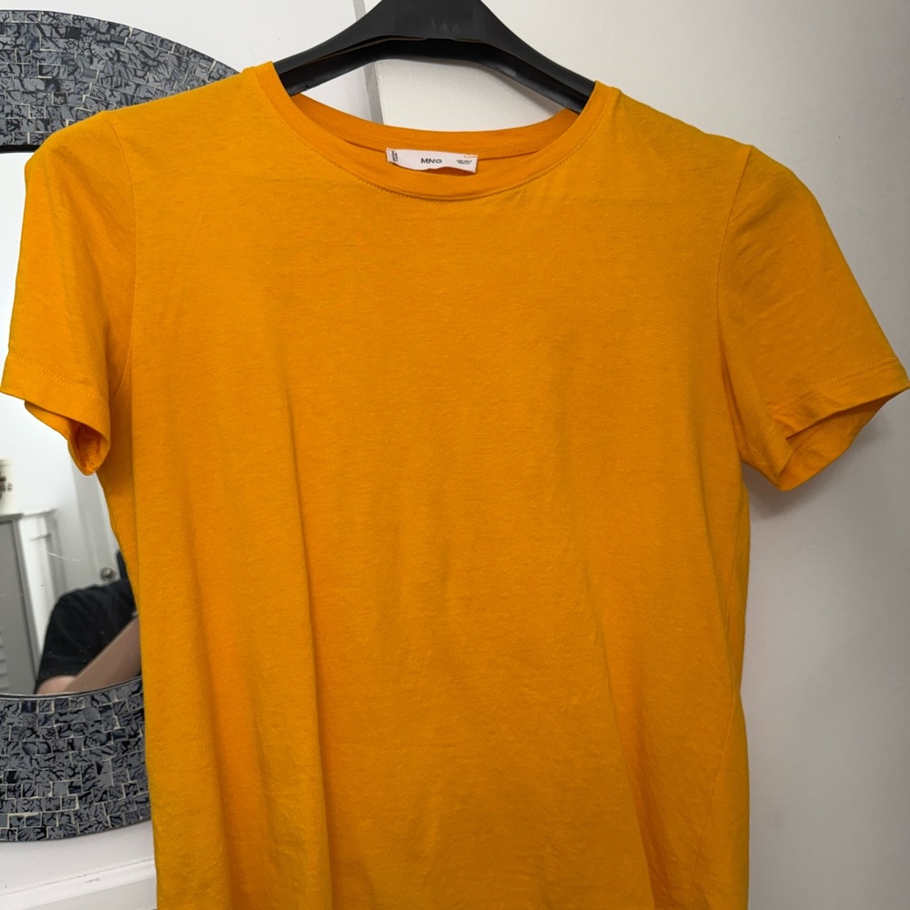 Mango Vibrant Orange Short Sleeve Tee